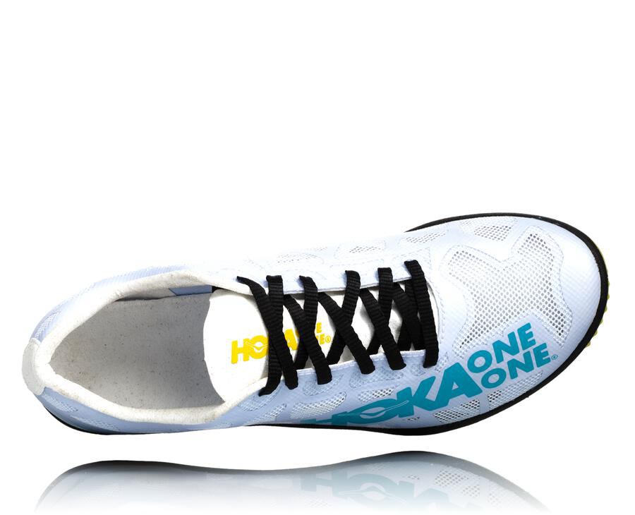 Tennis Hoka One One Rocket X Homme - Blanche/Bleu - WLY-402561